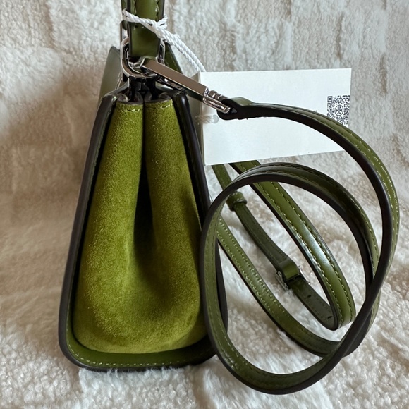 NWT! RARE! Tory Burch Mini Eleanor Top Handle Satchel in Matcha Green 154816 - Picture 4 of 8